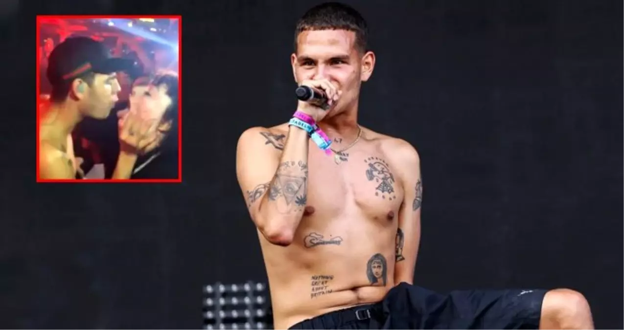 Rapçi Slowthai, gösterisinde bir kadın hayranının ağzına tükürdü