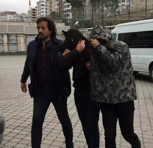Samsun'da organize hırsızlık şüphelisi 4 kişi tutuklandı