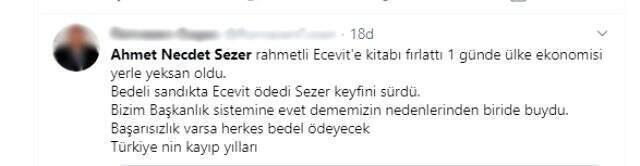 Cem Uzan'ın 'En gizli FETÖ'cü Ahmet Necdet Sezer' paylaşımı sosyal medyada olay oldu,