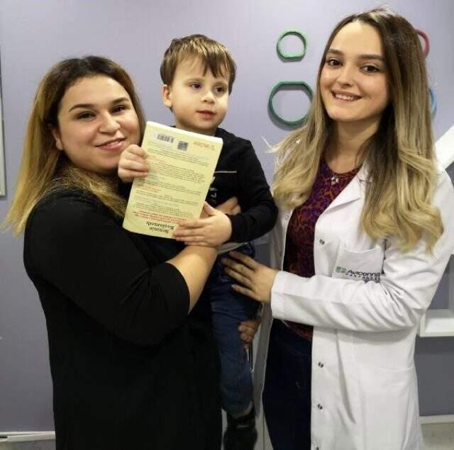 Otizmli Berkay, ilk kez anne dedi