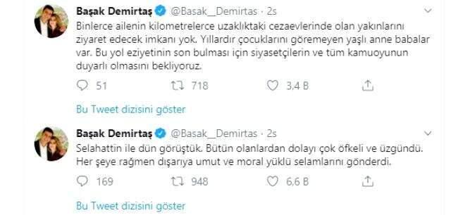 Selahattin Demirtaş eşiyle telefonda görüştü: Öfkeli ve üzgündü
