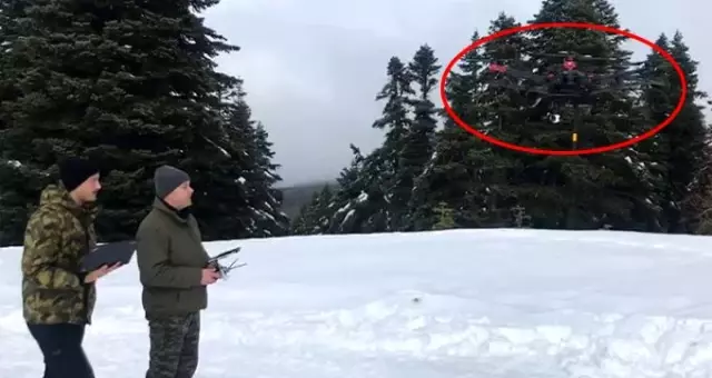 Bir haftadır haber alınamayan kayıp dağcıları bulmak için bölgeye son teknoloji drone getirildi