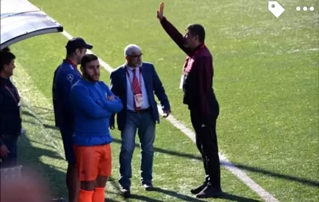 Trafik kazası geçirdi, takımını yalnız bırakmadı