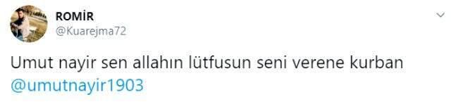 Umut Nayir attı, sosyal medya yıkıldı