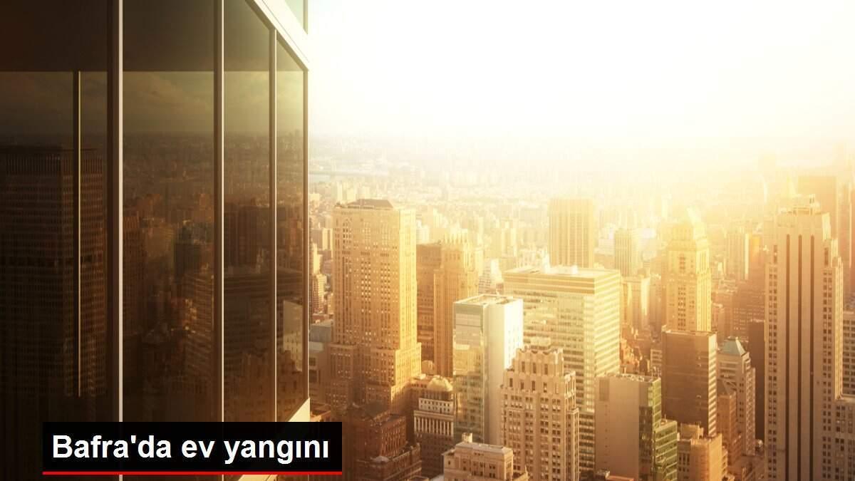 Bafra'da ev yangını