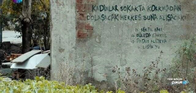 Çukur'da son dönemde artan kadın cinayetlerine dikkat çekildi