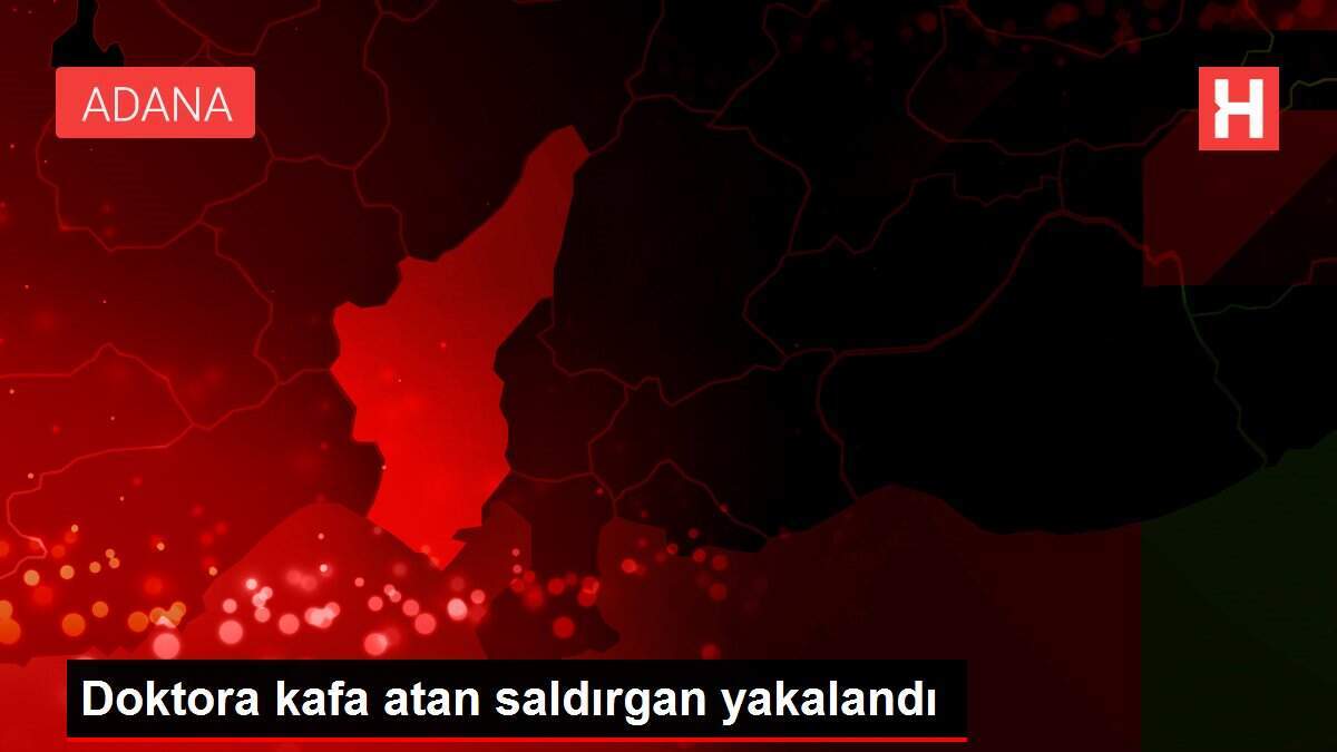 Doktora kafa atan saldırgan yakalandı