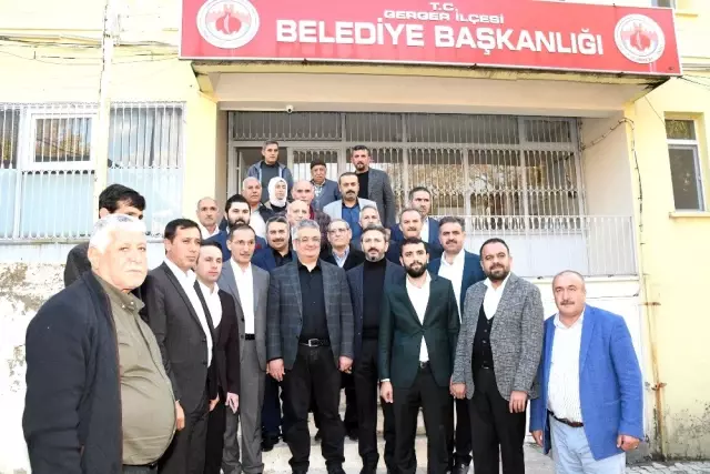 İl protokolü Gerger'i ziyaret etti