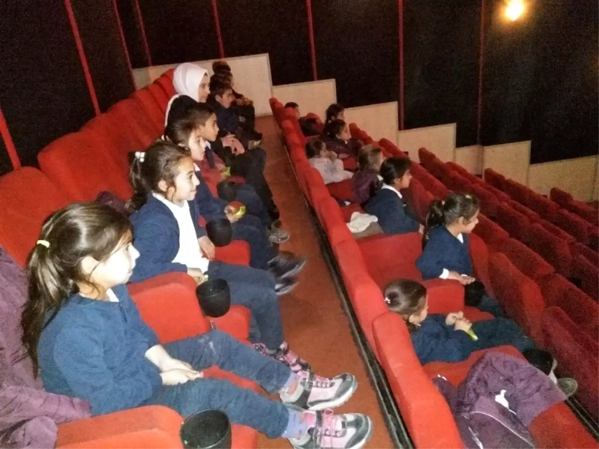 Kaymakam Erat'tan köy öğrencilerine sinema sürprizi
