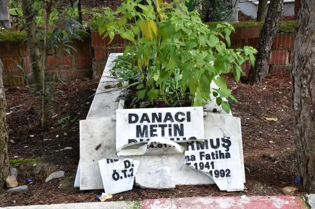 Manisa'da kimliği belirsiz kişiler, mezar taşları ve çeşmeleri kırdı Manisa'da kimliği belirsiz kişiler, mezar taşları ve çeşmeleri kırdı