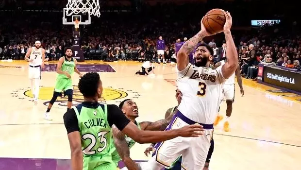NBA'de günün sonuçlar | Lakers, Davis'in 50 sayı attığı maçta Timberwolves'u yendi NBA'de günün sonuçlar | Lakers, Davis'in 50 sayı attığı maçta Timberwolves'u yendi