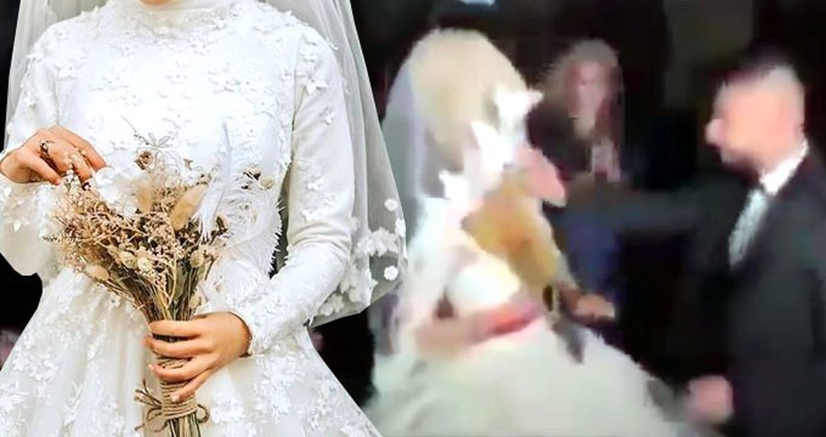 Olmaz olsun böyle gelenek! Damat geline tokat attı, davetliler alkışladı