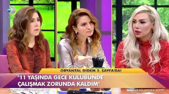 Oryantal Didem canlı yayında zor anlar yaşadı: Madde kullanan kardeşimi polise ihbar ettiğim oldu