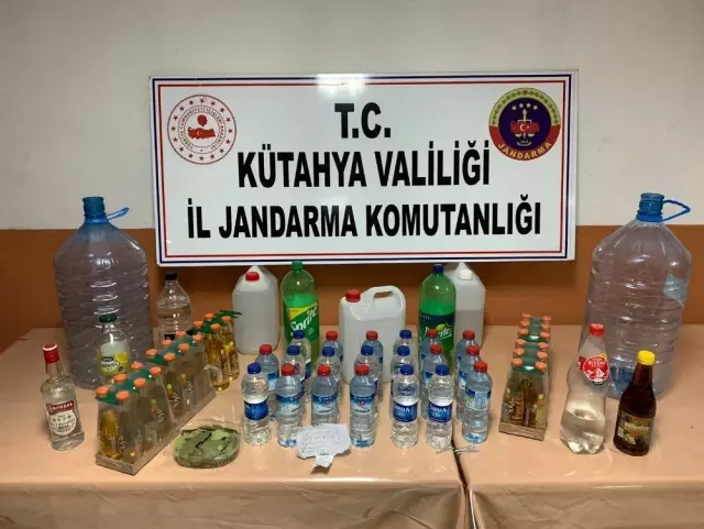 Tavşanlı'da kaçak içki operasyonu