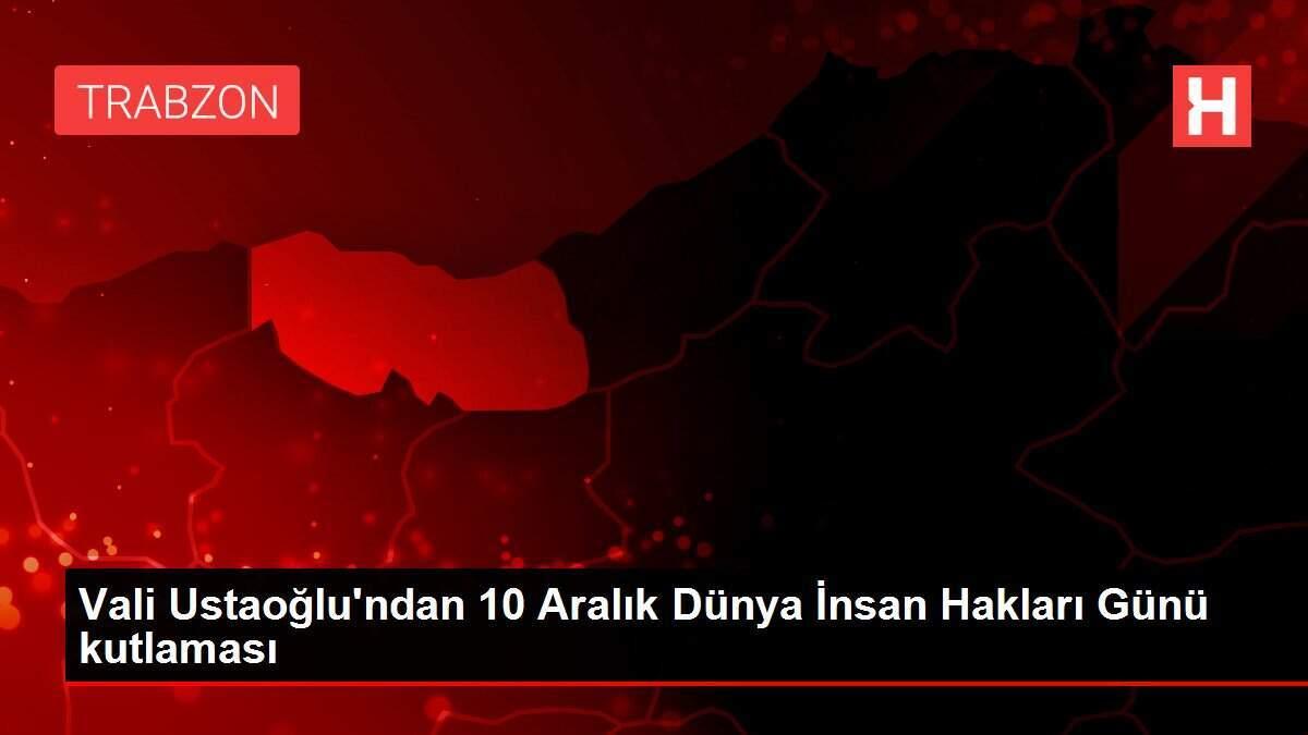 Vali Ustaoğlu'ndan 10 Aralık Dünya İnsan Hakları Günü kutlaması