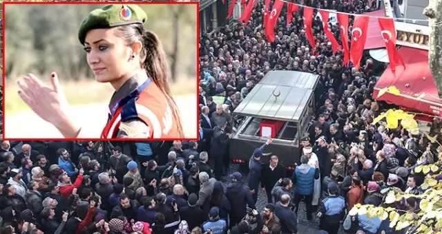 Bomba imha uzmanı Şehit Esma Çevik'in naaşı babaevine getirildi Bomba imha uzmanı Şehit Esma Çevik'in naaşı babaevine getirildi
