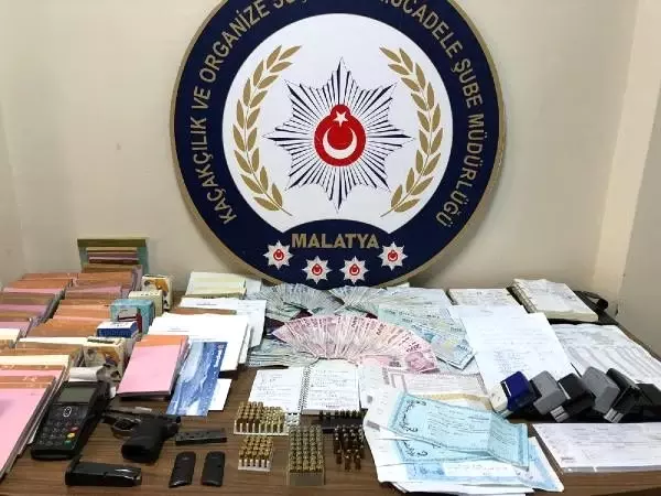 Malatya'da 4 tefeciye gözaltı