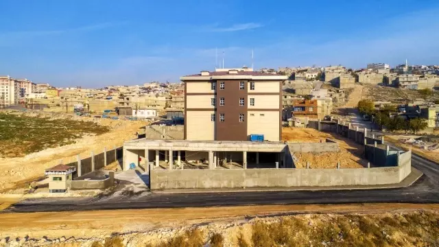 Şehit Ersan Günqınar Polis Merkezi'nin inşaatı devam ediyor Şehit Ersan Günqınar Polis Merkezi'nin inşaatı devam ediyor
