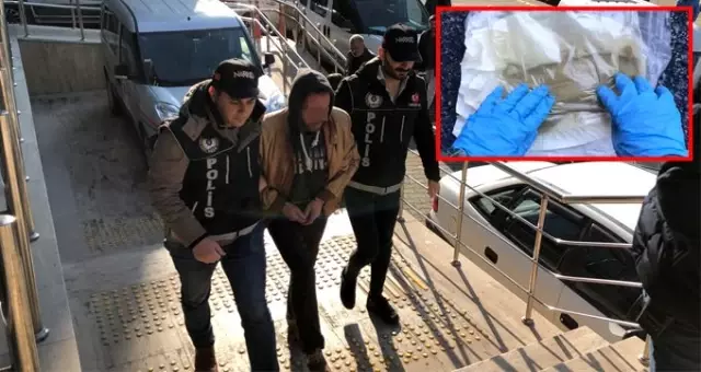 Uyuşturucuyu saklamak için çiğ köfte lavaşı kullandı
