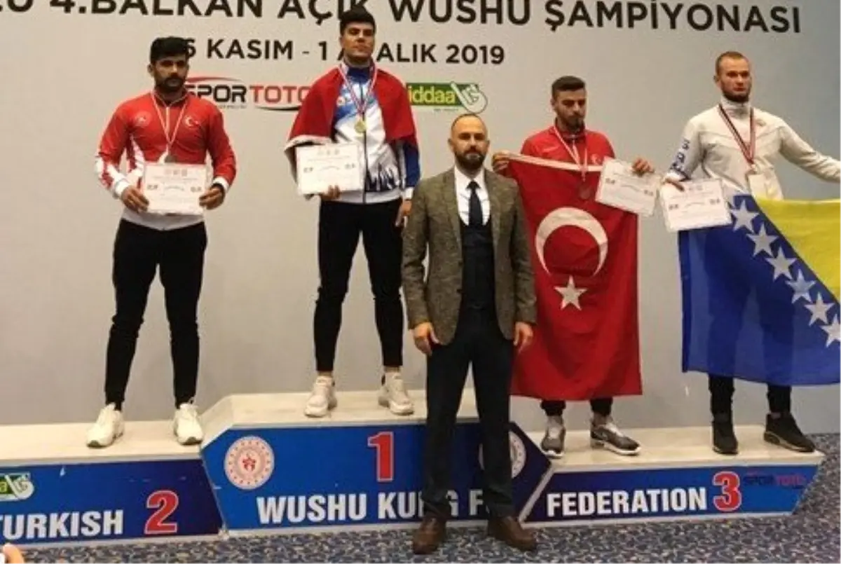 Wushu Kung Fu Şampiyonası'ndan Bartın Üniversitesine altın madalya