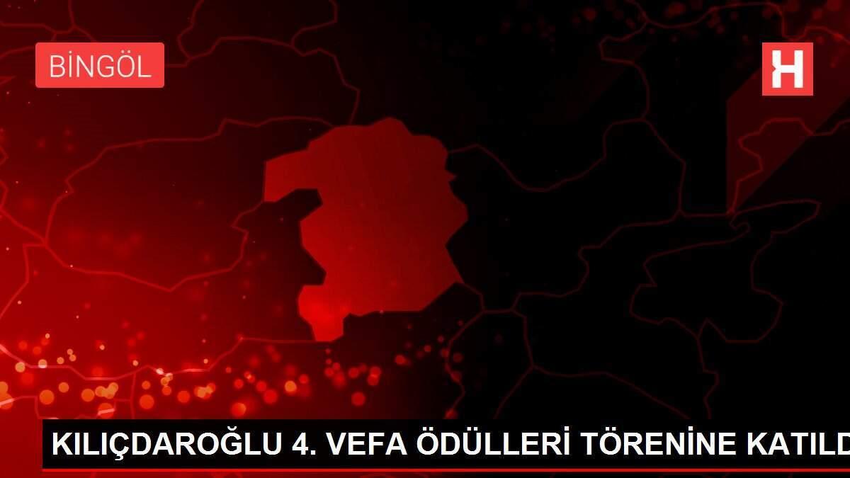 KILIÇDAROĞLU 4. VEFA ÖDÜLLERİ TÖRENİNE KATILDI KILIÇDAROĞLU 4. VEFA ÖDÜLLERİ TÖRENİNE KATILDI