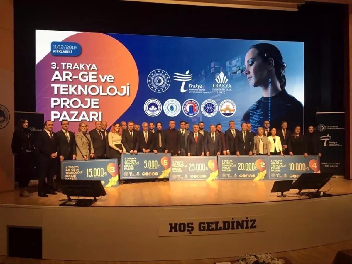 3. Trakya Proje Pazarı ArGe ve Teknoloji Projeleri Yarışması Kırklareli'de