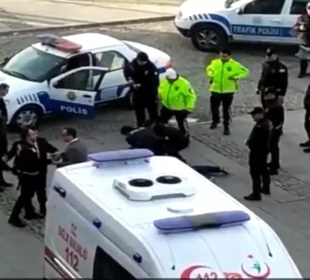 Bayburt'ta katil zanlısının yakalanma anı kamerada Bayburt'ta katil zanlısının yakalanma anı kamerada