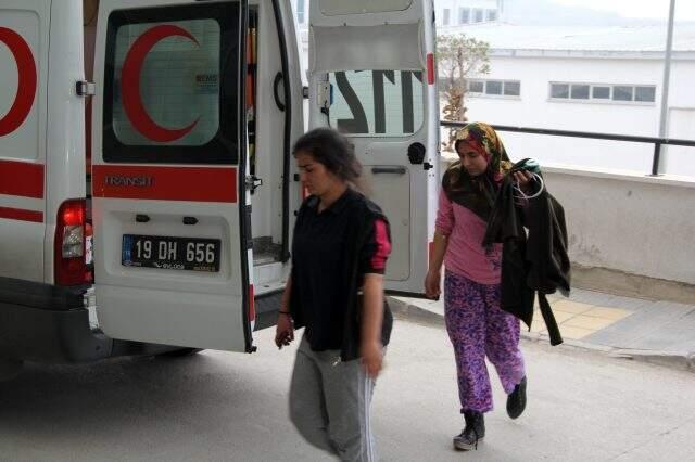 Çorum'da 103 öğrenci, kombi bacasından sızan gazdan dolayı zehirlendi