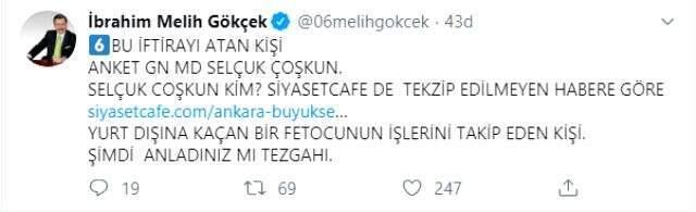 Gökçek, 'masör' iddialarına cevap verdi: İftirayı atanı biliyorum