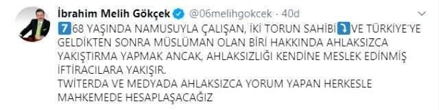 Gökçek, 'masör' iddialarına cevap verdi: İftirayı atanı biliyorum