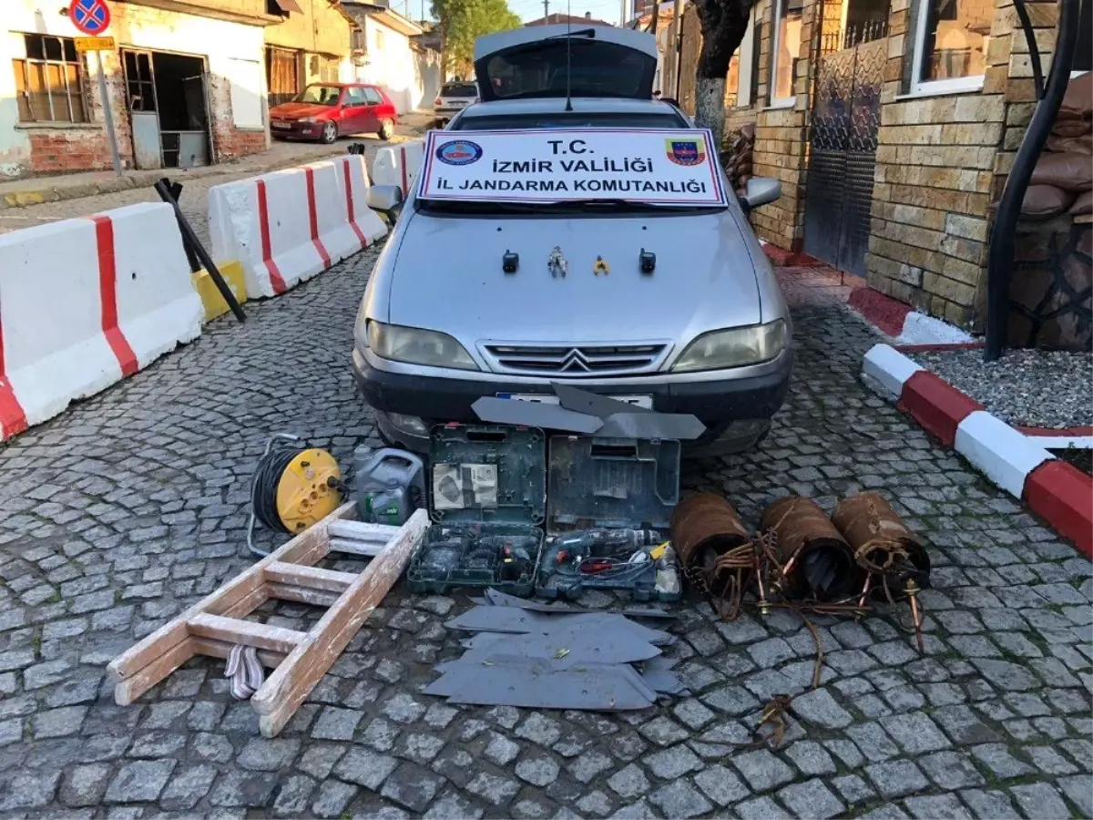 İzmir'de trafo hırsızlığına jandarma 'dur' dedi