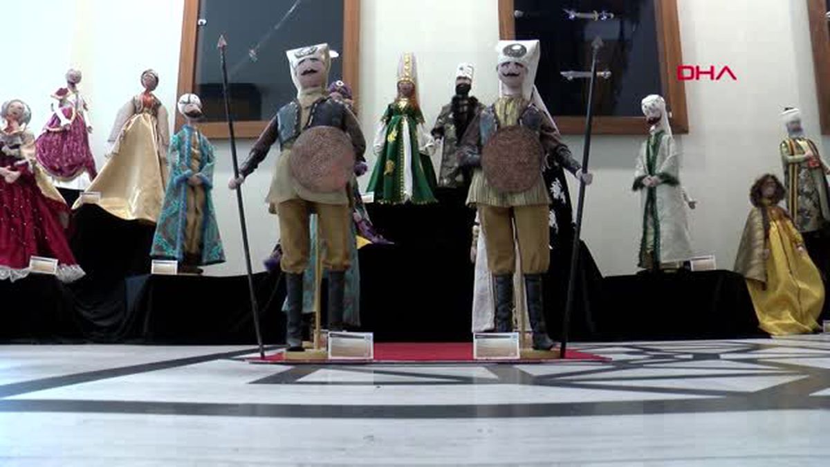 Kayseri atık kumaşlardan minyatür sergisi açtı