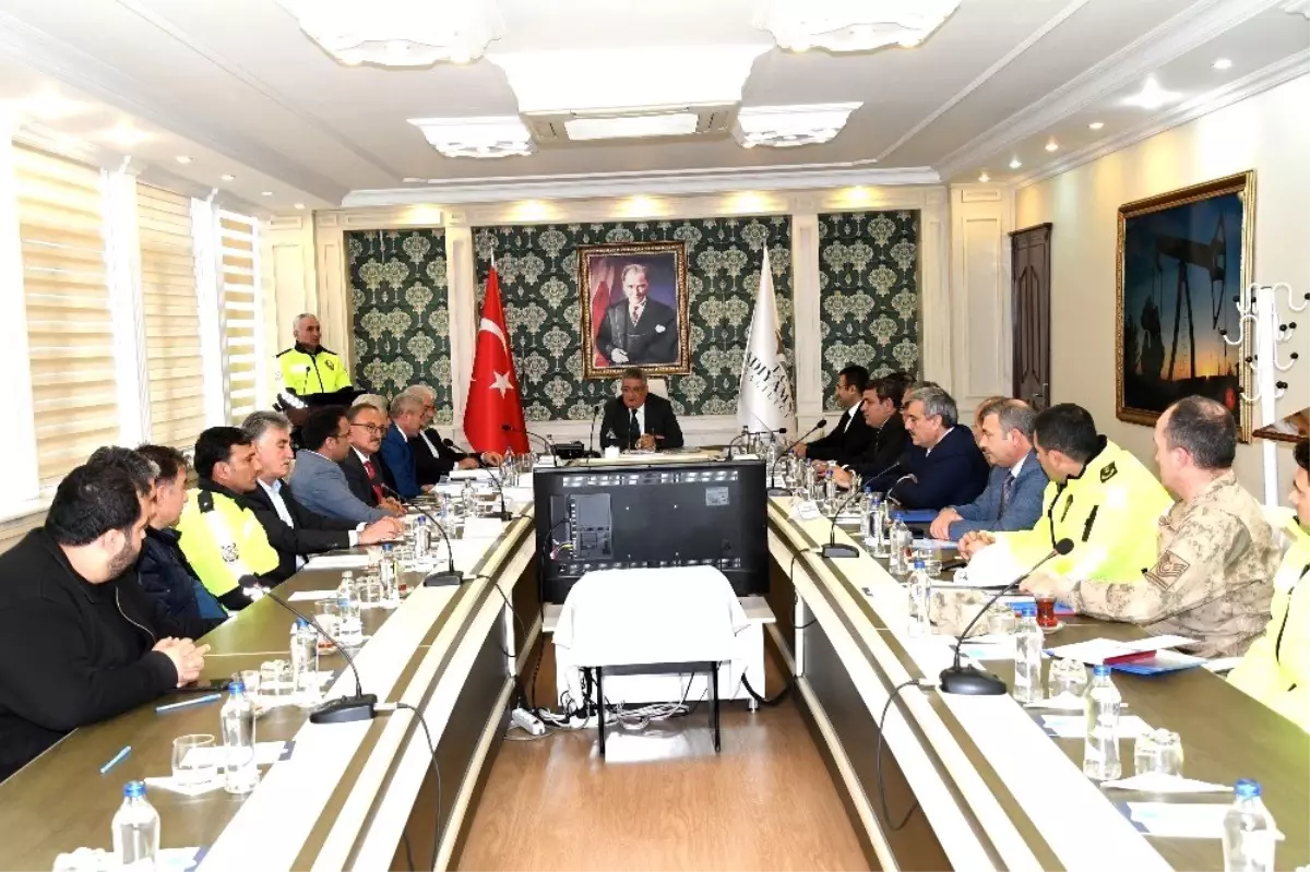 Kış mevsiminde alınacak trafik tedbirleri görüşüldü