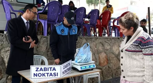 Toroslar zabıtasından tartılı denetim Toroslar zabıtasından tartılı denetim