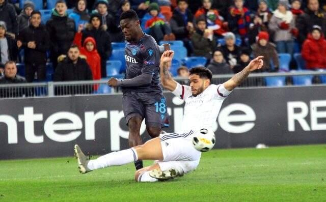 Trabzonspor, Basel'e 2-0 mağlup oldu!