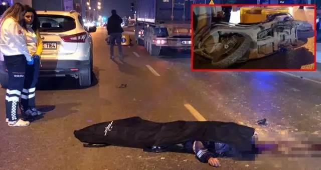 Yeni başladığı motosikletli kurye işi sonu oldu