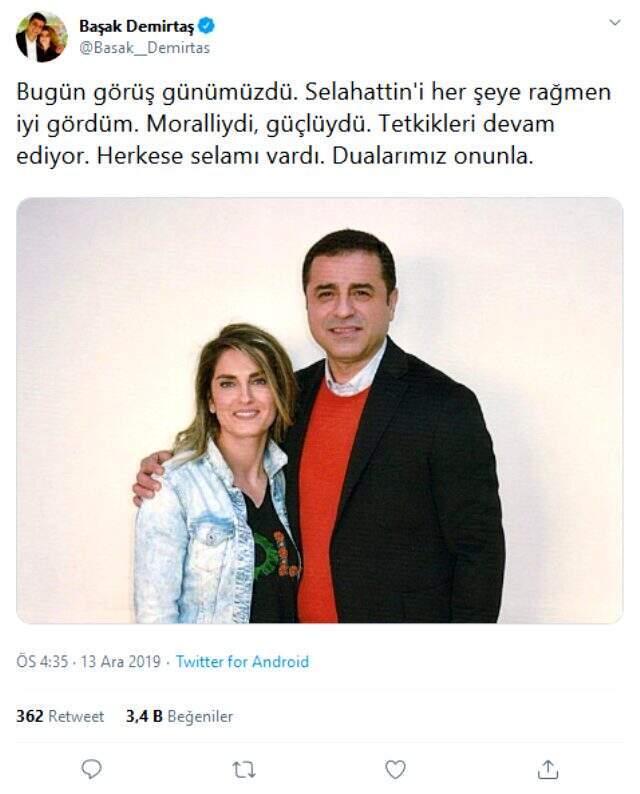 Selahattin Demirtaş'ın rahatsızlığı sonrası ilk fotoğrafı ortaya çıktı