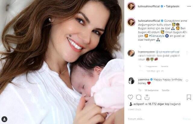 Tülin Şahin'den kırkı çıkan bebeğine duygusal paylaşım