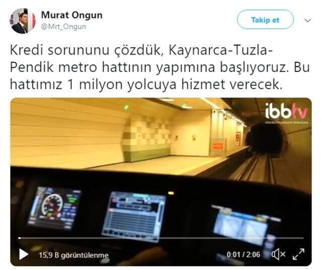 İBB Sözcüsü Ongun: Kaynarca-Tuzla-Pendik metro hattının yapımına başlıyoruz