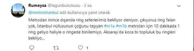 İstanbul'da saatlerdir duran metro seferleri sonrası vatandaş bilgi alacak muhatap bulamıyor