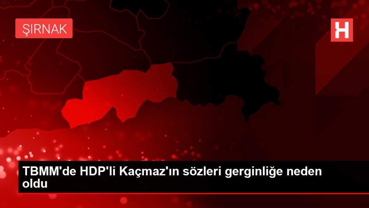 TBMM'de HDP'li Kaçmaz'ın sözleri gerginliğe neden oldu TBMM'de HDP'li Kaçmaz'ın sözleri gerginliğe neden oldu