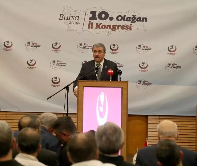 Destici'den, bütçe görüşmelerindeki 'katliam, soykırım, işgal' sözlerine tepki Destici'den, bütçe görüşmelerindeki 'katliam, soykırım, işgal' sözlerine tepki