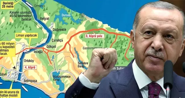 Erdoğan'dan Kanal İstanbul açıklaması: Projenin bitirilmesi 6-7 yılı bulur