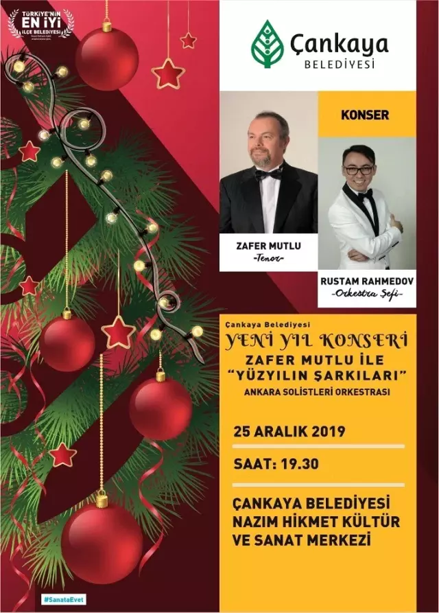 Çankaya'da yeni yıl konserleri Çankaya'da yeni yıl konserleri
