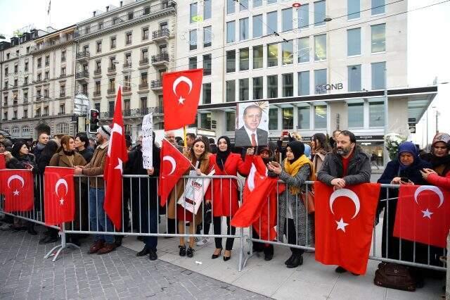 Cumhurbaşkanı Erdoğan Cenevre'de