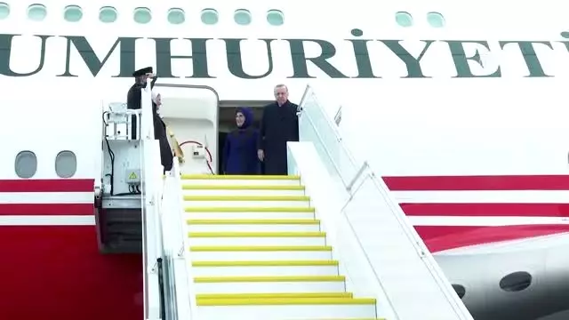 Cumhurbaşkanı Erdoğan, İsviçre'de - Havalimanı karşılama Cumhurbaşkanı Erdoğan, İsviçre'de - Havalimanı karşılama