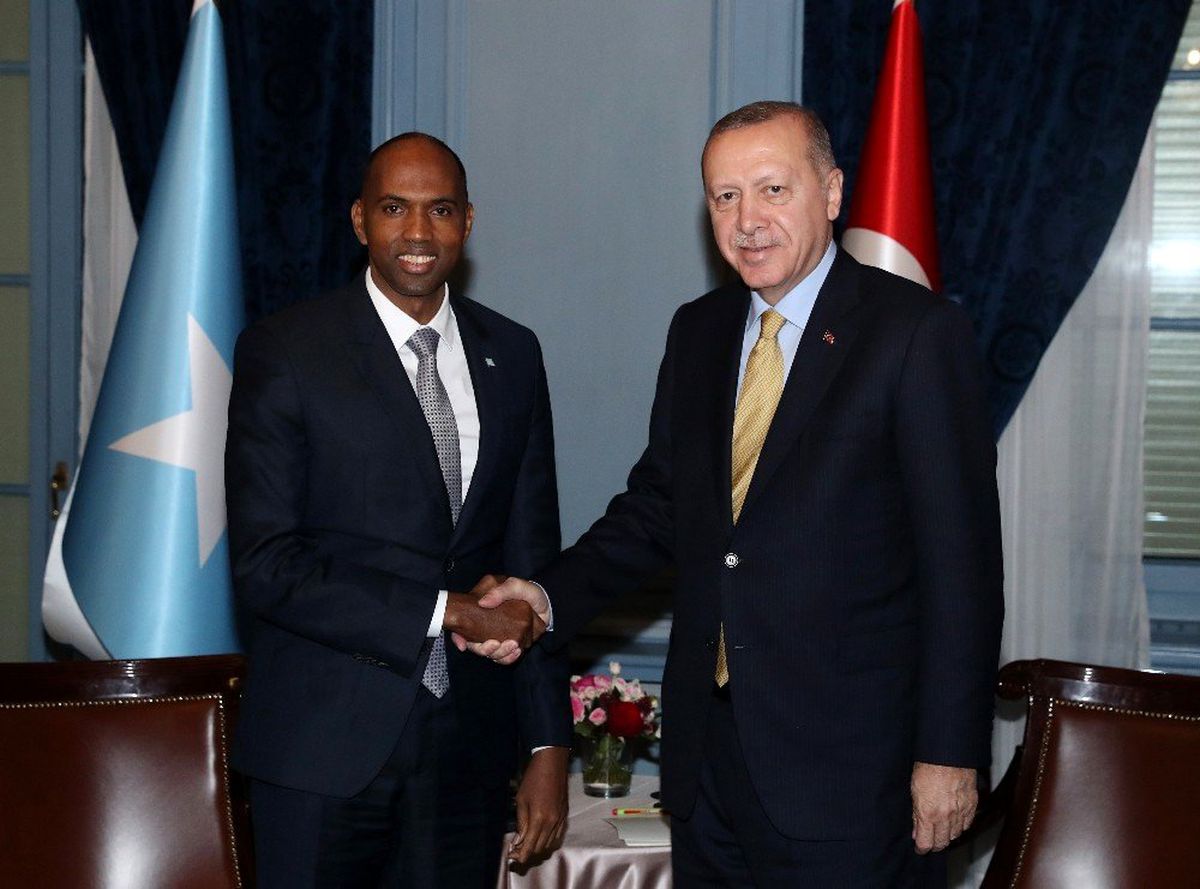 Cumhurbaşkanı Erdoğan, Somali Başbakanı Hayri'yi kabul etti