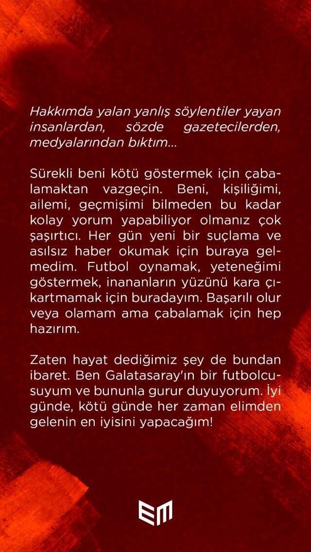 Emre Mor'dan sert çıkış: Sözde gazetecilerden ve medyalarından bıktım
