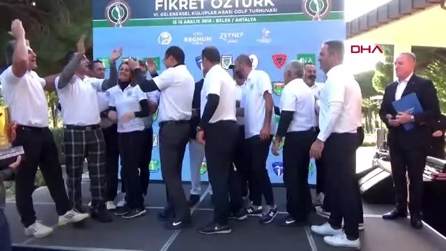 Spor fikret öztürk golf turnuvası sona erdi Spor fikret öztürk golf turnuvası sona erdi