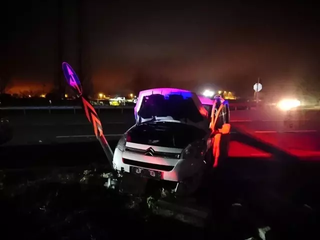 Tekirdağ'da yoğun sis kaza getirdi: 1'i bebek 5 yaralı